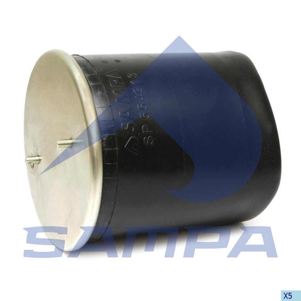 Air Spring, Comp. Type w/ Steel Piston