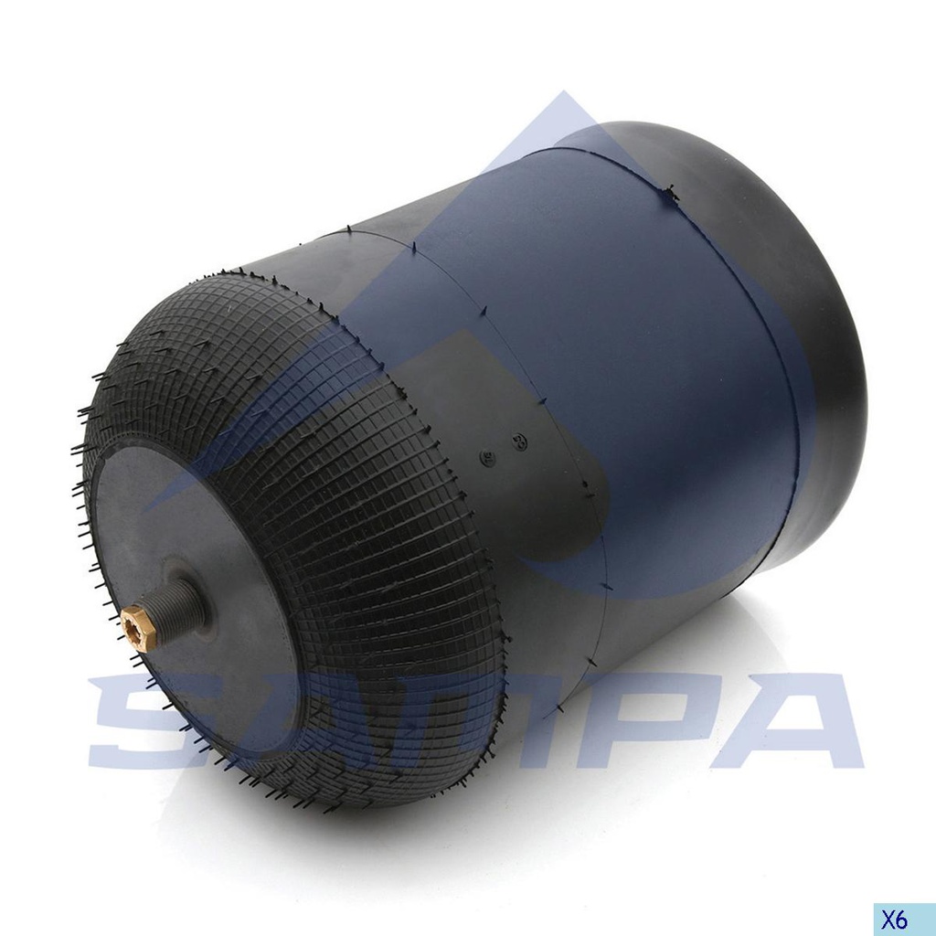 Air Spring, Comp. Type w/ Steel Piston 
