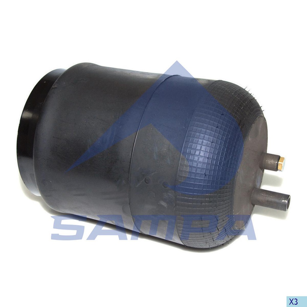 Air Spring, Comp. Type w/ Steel Piston