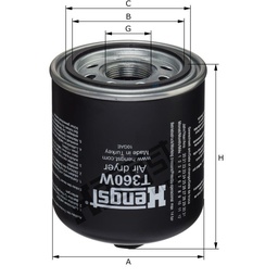 [T360W] Air dryer cartridge